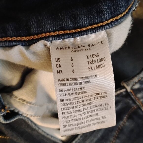 American Eagle Dream High Rise Jegging  Blue Jeans - Picture 5 of 5